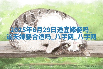 2025年6月29日适宜嫁娶吗,这天嫁娶合适吗