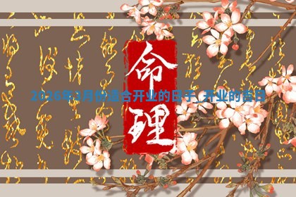 开业黄道吉日 开业黄道吉日