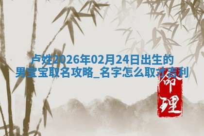 2026年02月28日出生的雷姓男孩子取名指南：吉祥好听的名字推荐